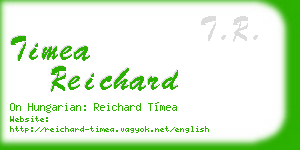 timea reichard business card